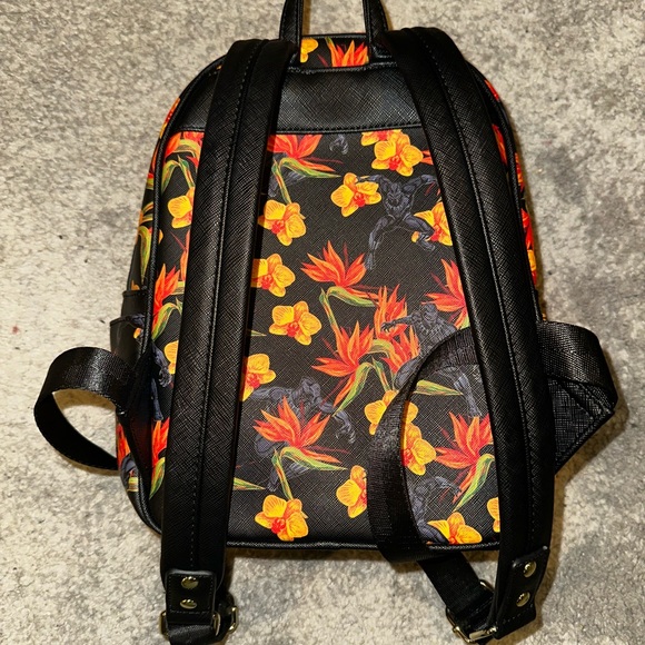 Loungefly Marvel Black Panther Backpack Floral